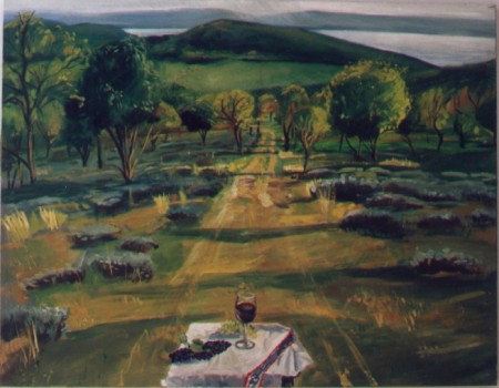 Tihanyi levendulás 140x180cm